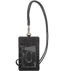 BRAHMIN Melbourne Collection Sawyer Crocodile-Embossed Lanyard