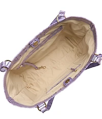 BRAHMIN Melbourne Collection Sheer Lavender Aliza Tote Bag