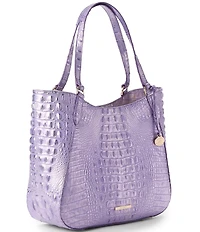 BRAHMIN Melbourne Collection Sheer Lavender Aliza Tote Bag