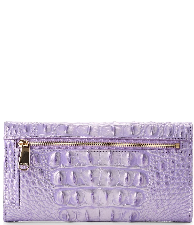 BRAHMIN Melbourne Collection Sheer Lavender Cordelia Wallet