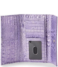 BRAHMIN Melbourne Collection Sheer Lavender Cordelia Wallet