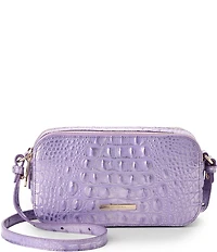 BRAHMIN Melbourne Collection Sheer Lavender Danica Crossbody Bag