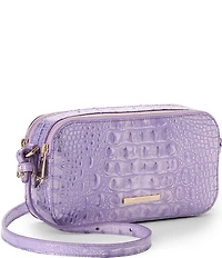 BRAHMIN Melbourne Collection Sheer Lavender Danica Crossbody Bag
