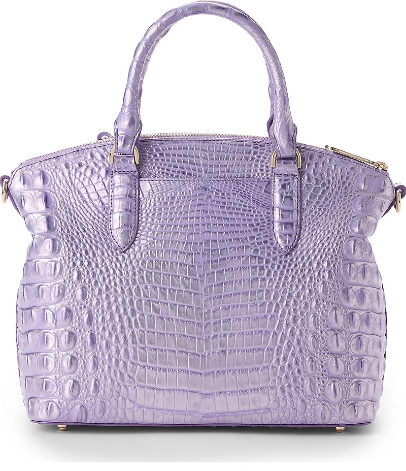 BRAHMIN Melbourne Collection Sheer Lavender Duxbury Satchel Bag