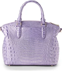 BRAHMIN Melbourne Collection Sheer Lavender Duxbury Satchel Bag