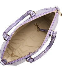BRAHMIN Melbourne Collection Sheer Lavender Duxbury Satchel Bag