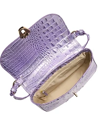 BRAHMIN Melbourne Collection Sheer Lavender Portia Crossbody Bag