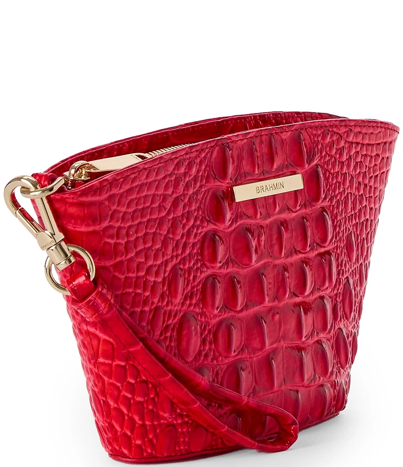 BRAHMIN Sriracha Melbourne Collection Arianna Wristlet