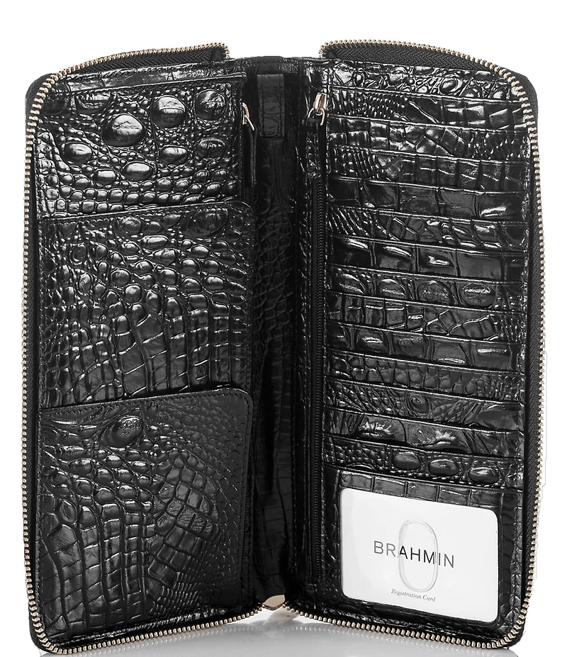 BRAHMIN Melbourne Collection Skyler Travel Wristlet Wallet