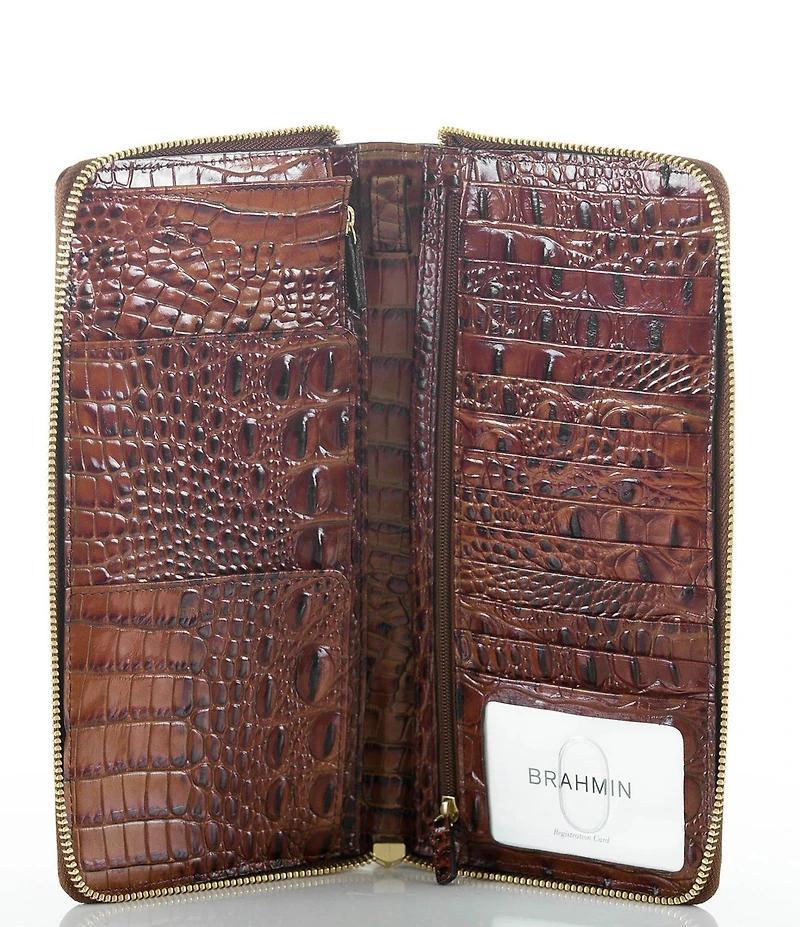 BRAHMIN Melbourne Collection Skyler Travel Wristlet Wallet
