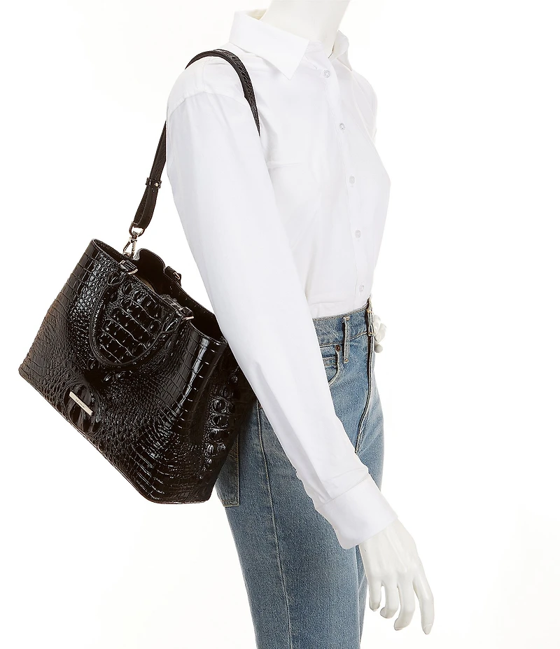 BRAHMIN Melbourne Collection Small Denise Satchel Bag