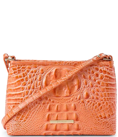 BRAHMIN Melbourne Collection Solar Orange Lorelei Shoulder Bag