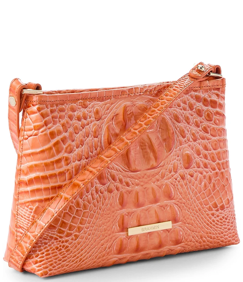 BRAHMIN Melbourne Collection Solar Orange Lorelei Shoulder Bag