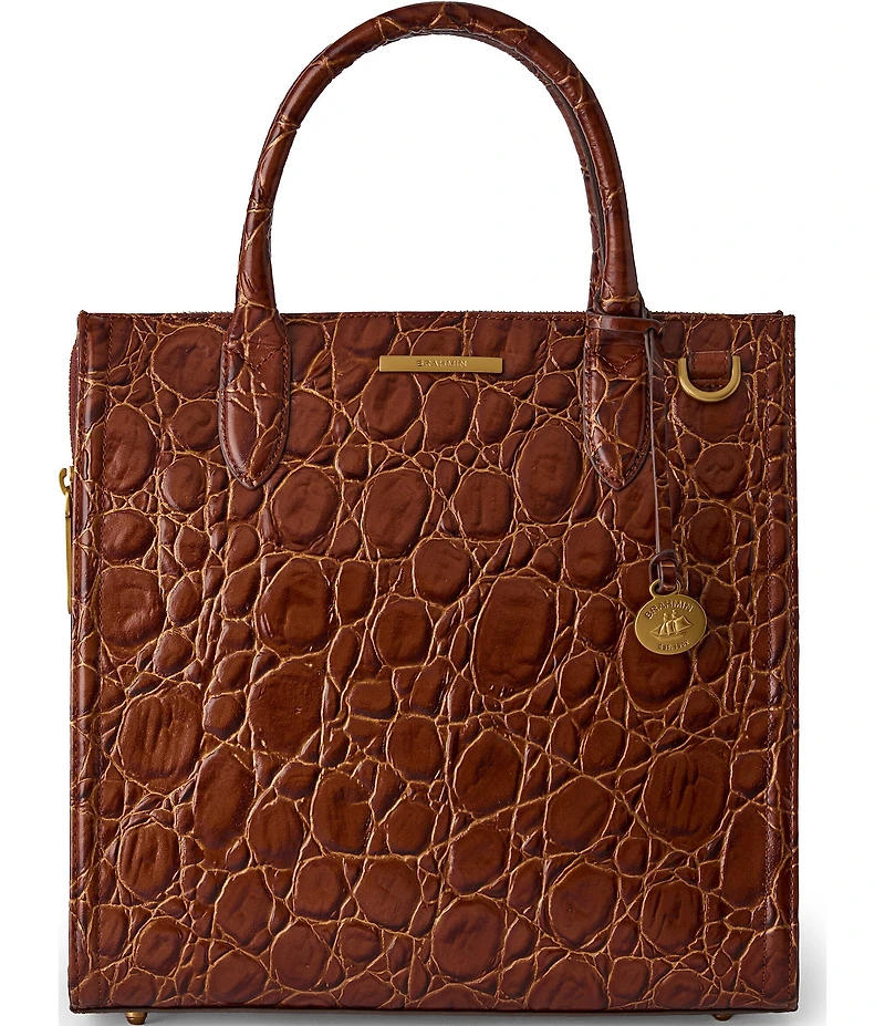 BRAHMIN Melbourne Collection Sparkling Cider Caroline Satchel Bag