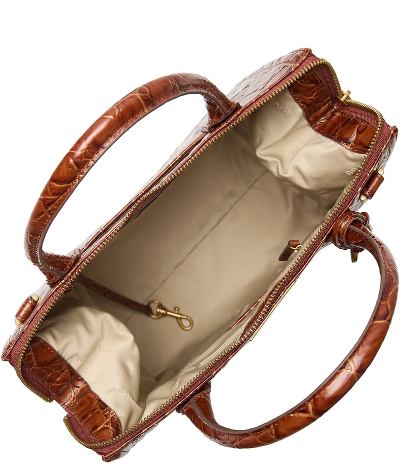 BRAHMIN Melbourne Collection Sparkling Cider Caroline Satchel Bag