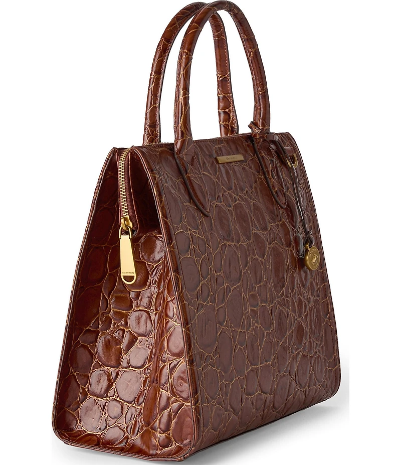 BRAHMIN Melbourne Collection Sparkling Cider Caroline Satchel Bag