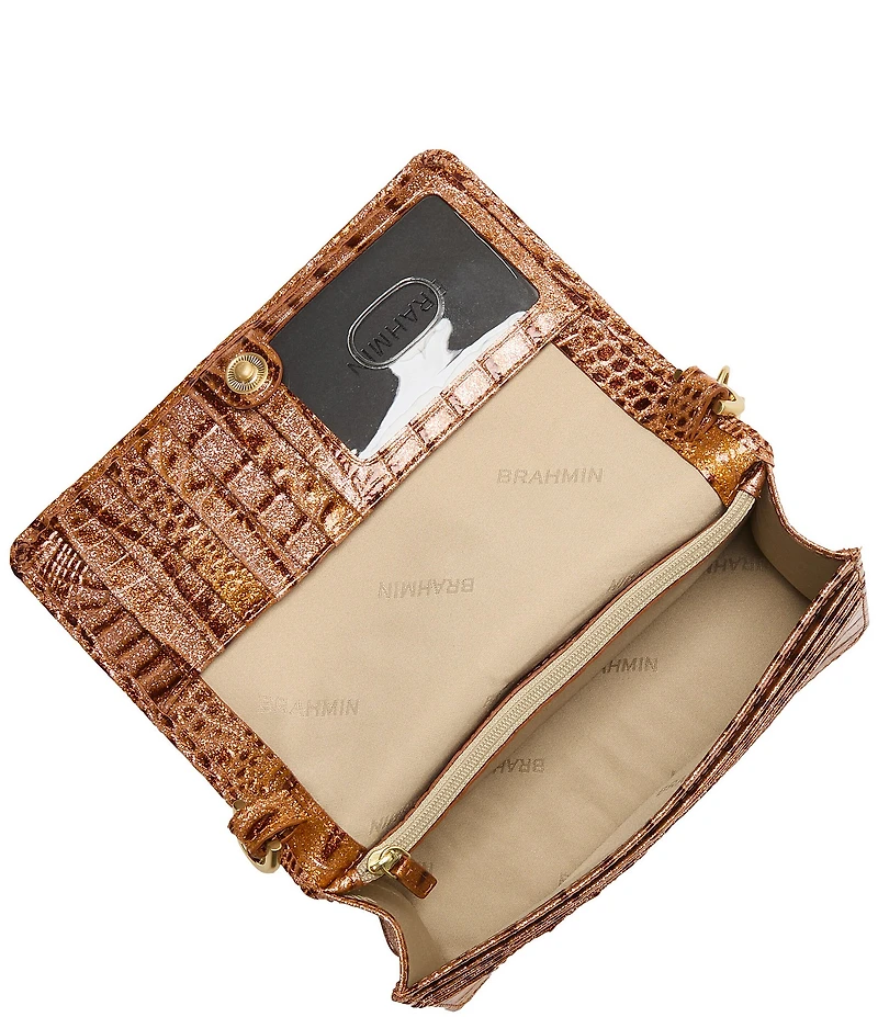 BRAHMIN Melbourne Collection Sparkling Cider Minuette Crossbody Bag