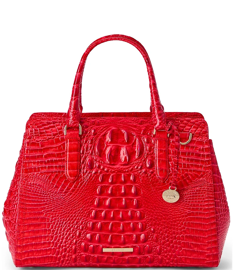 BRAHMIN Sriracha Melbourne Collection Small Finley Satchel Bag