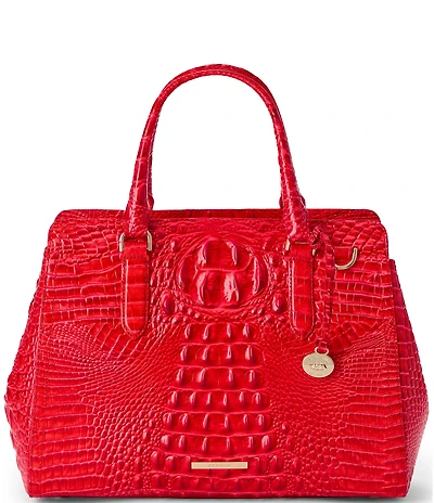 BRAHMIN Sriracha Melbourne Collection Small Finley Satchel Bag