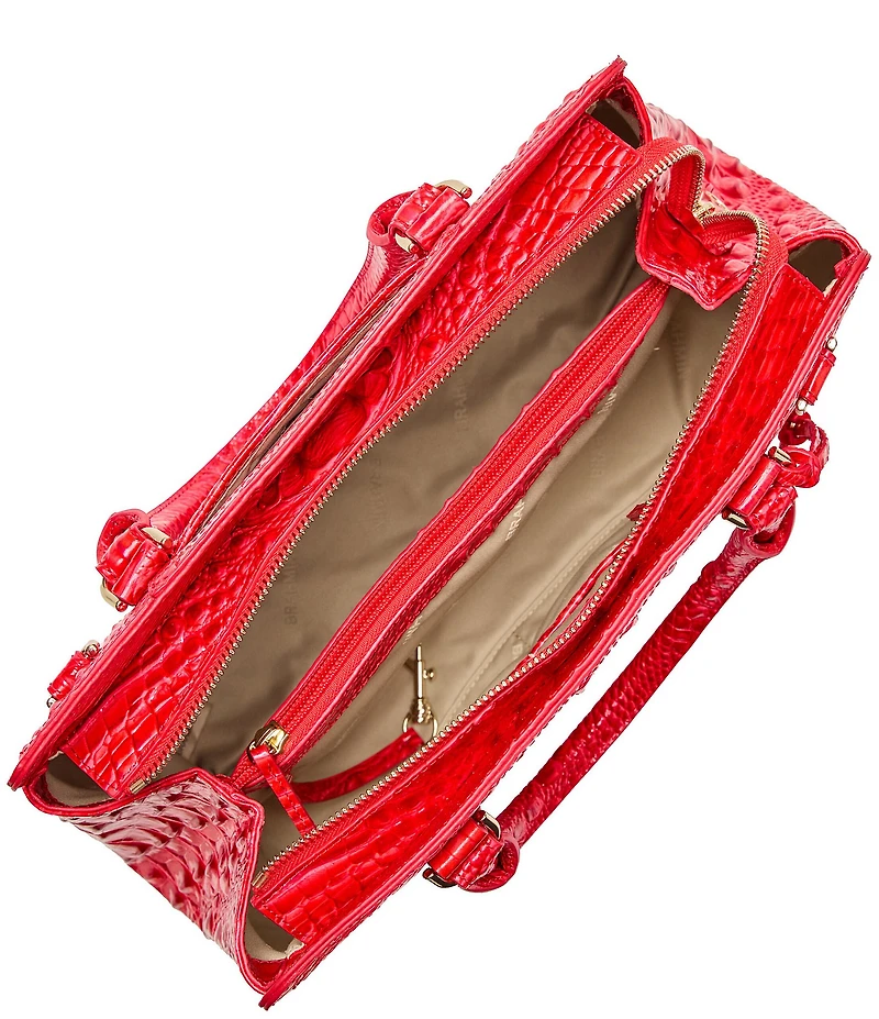 BRAHMIN Sriracha Melbourne Collection Small Finley Satchel Bag