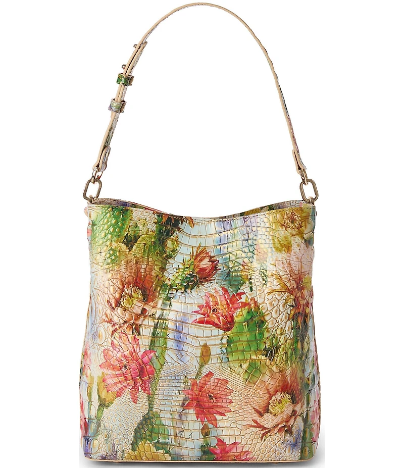 BRAHMIN Melbourne Collection Succulent Bloom Celina Bucket Bag