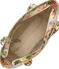 BRAHMIN Melbourne Collection Succulent Bloom Ezra Tote Bag