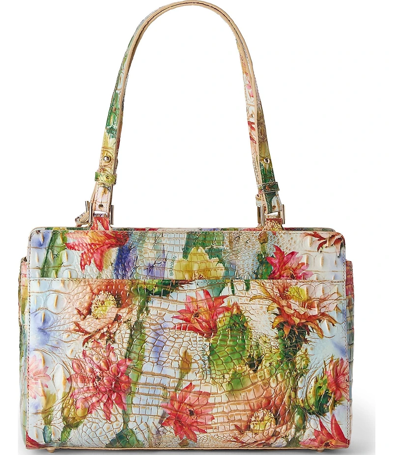 BRAHMIN Melbourne Collection Succulent Bloom Josette Tote Bag
