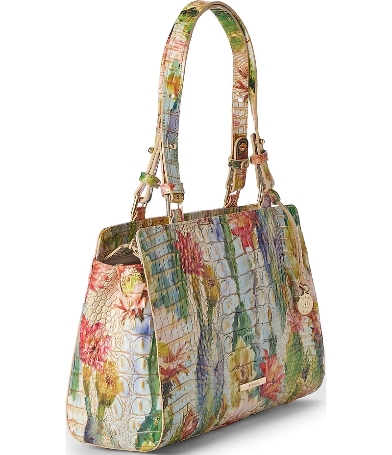 BRAHMIN Melbourne Collection Succulent Bloom Josette Tote Bag