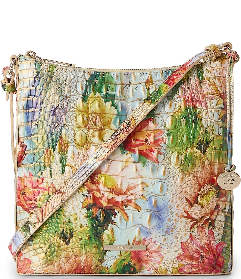 BRAHMIN Melbourne Collection Succulent Bloom Katie Crossbody Bag