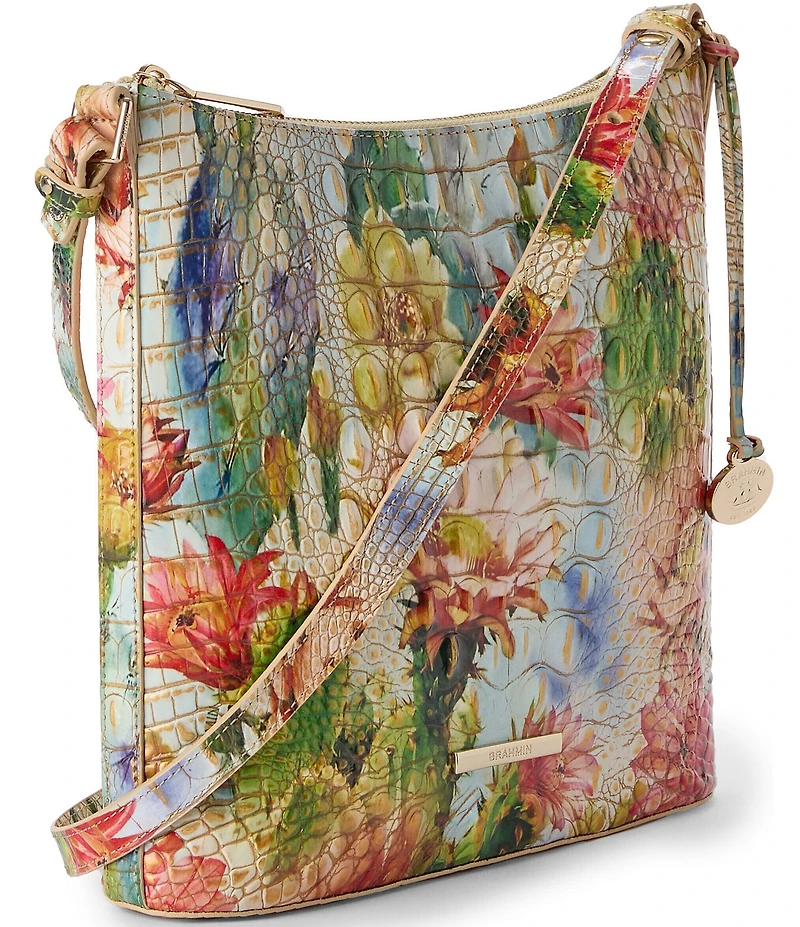 BRAHMIN Melbourne Collection Succulent Bloom Katie Crossbody Bag