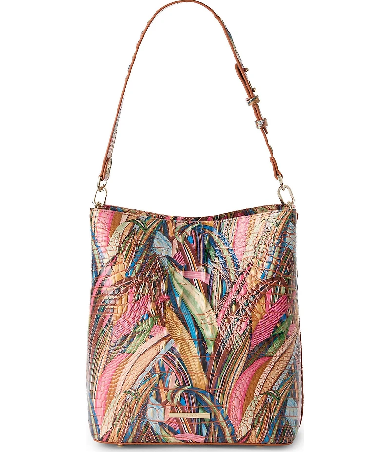 BRAHMIN Melbourne Collection Sunleaf Celina Bucket Bag