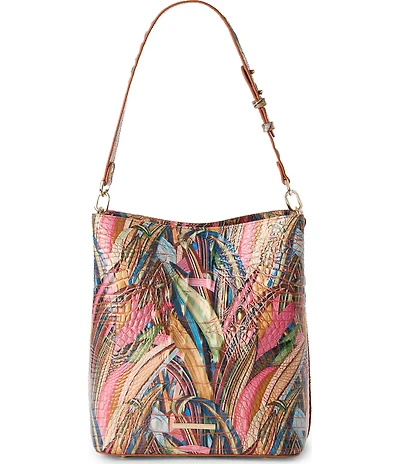 BRAHMIN Melbourne Collection Sunleaf Celina Bucket Bag