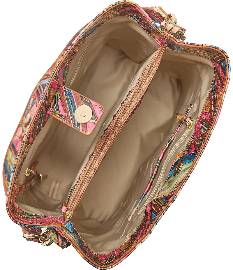 BRAHMIN Melbourne Collection Sunleaf Celina Bucket Bag
