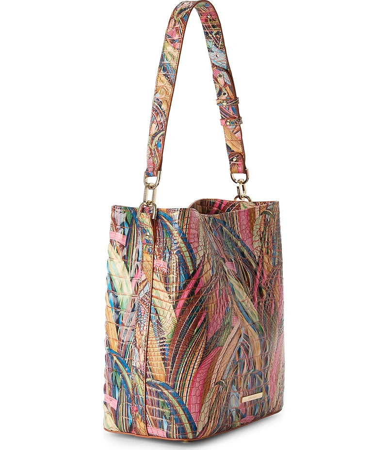 BRAHMIN Melbourne Collection Sunleaf Celina Bucket Bag