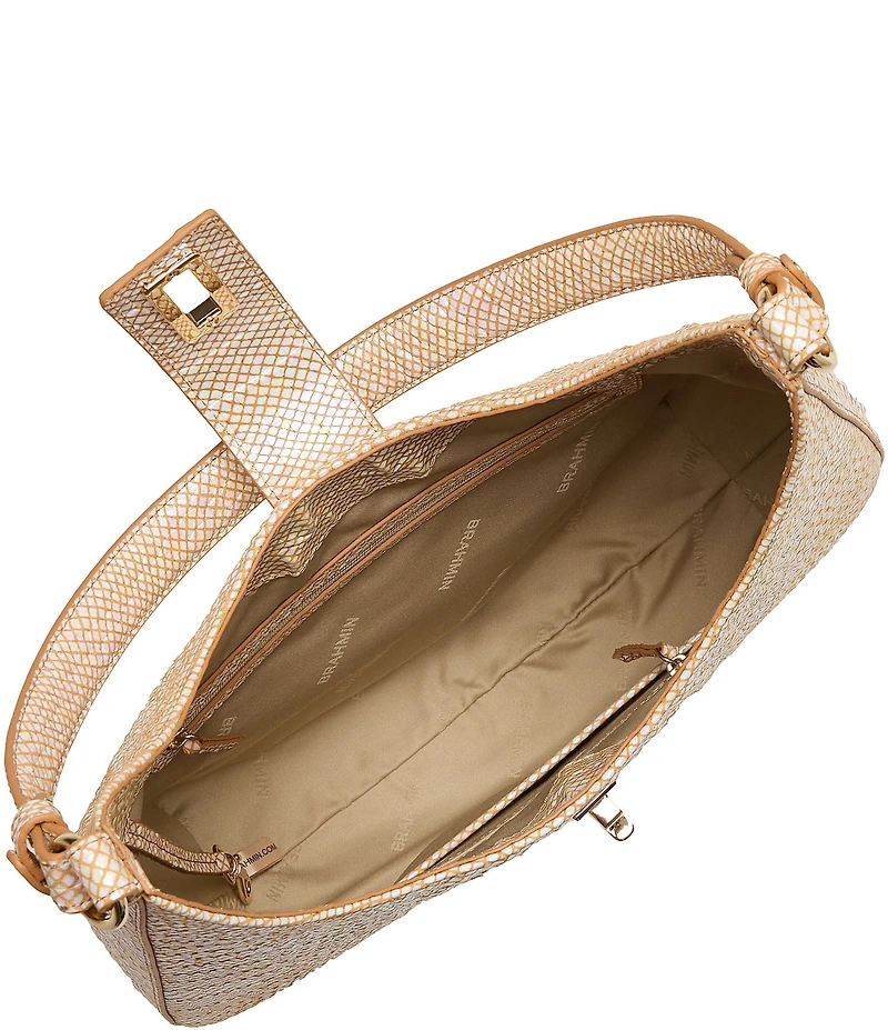 BRAHMIN Melbourne Collection Tiramisu Fallon Shoulder Bag