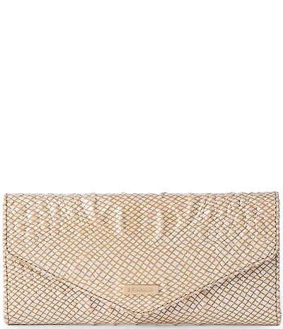 BRAHMIN Melbourne Collection Tiramisu Veronica Trifold Wallet