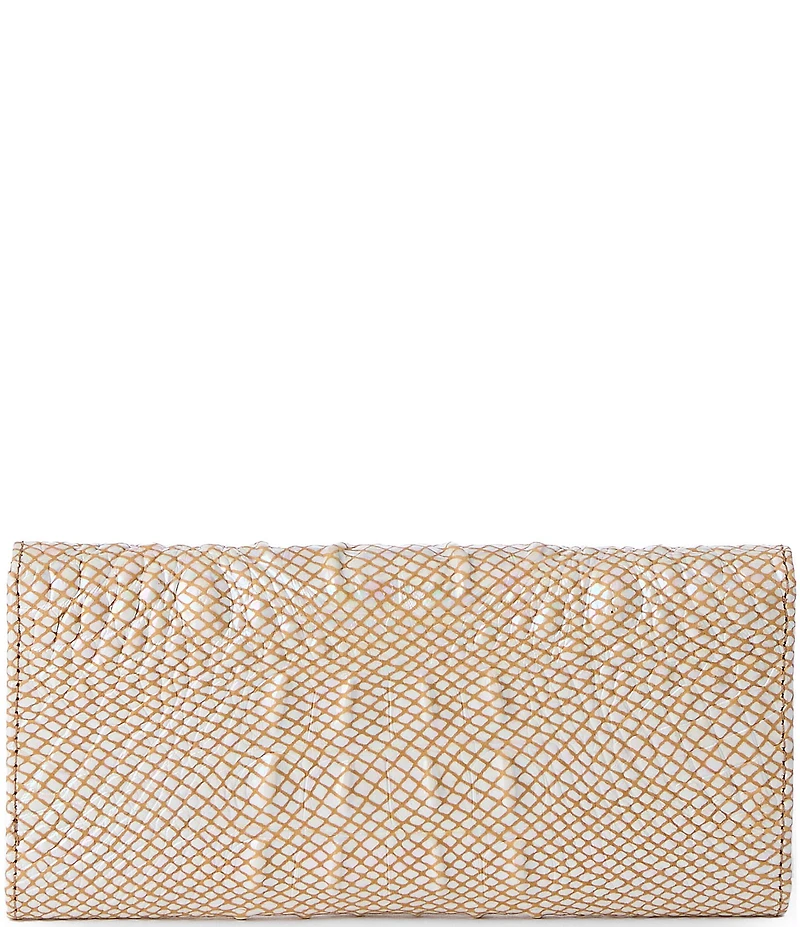 BRAHMIN Melbourne Collection Tiramisu Veronica Trifold Wallet