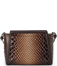 BRAHMIN Melbourne Collection Hillary Snake Print Crossbody Bag