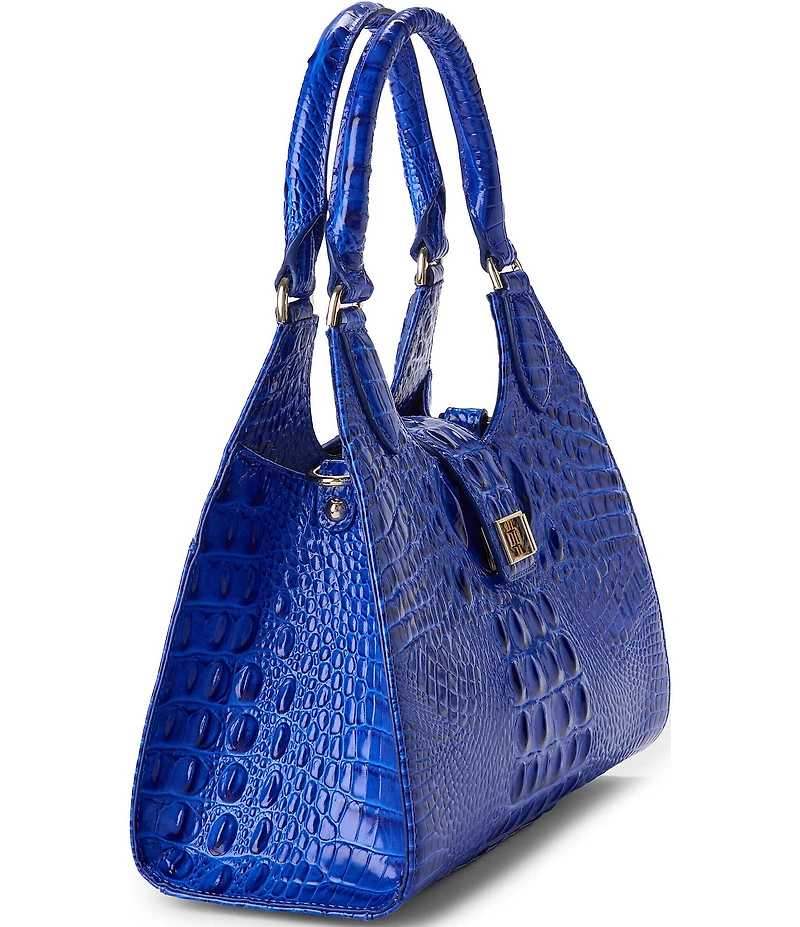 BRAHMIN Melbourne Collection Ultramarine Adrian Satchel Bag