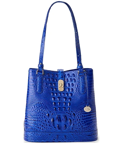 BRAHMIN Melbourne Collection Ultramarine Fiora Bucket Bag