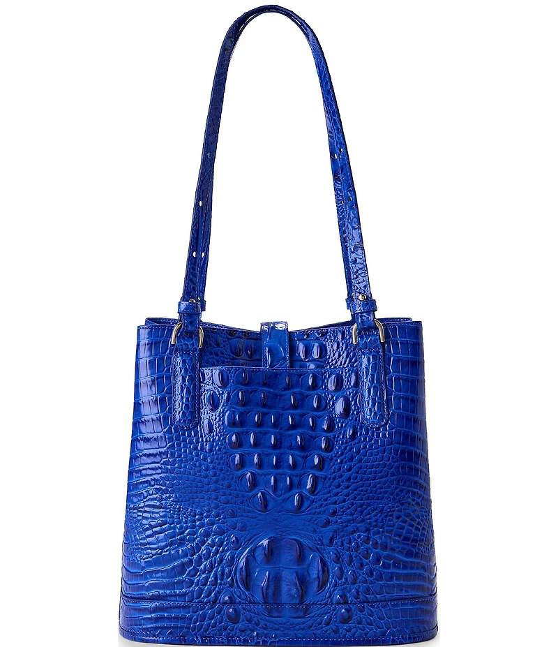 BRAHMIN Melbourne Collection Ultramarine Fiora Bucket Bag