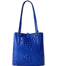 BRAHMIN Melbourne Collection Ultramarine Fiora Bucket Bag