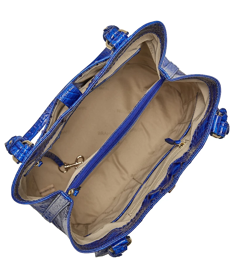 BRAHMIN Melbourne Collection Ultramarine Fiora Bucket Bag