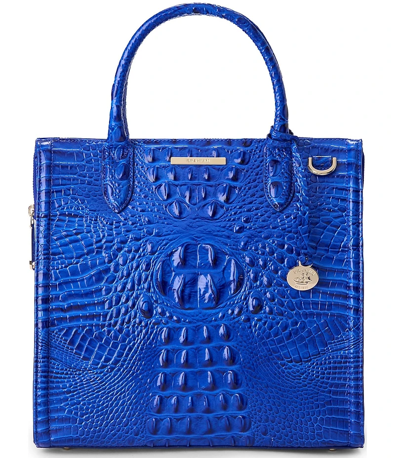 BRAHMIN Melbourne Collection Ultramarine Small Caroline Satchel Bag