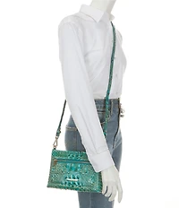 BRAHMIN Melbourne Collection Vida Jungle Jewel Crossbody Bag