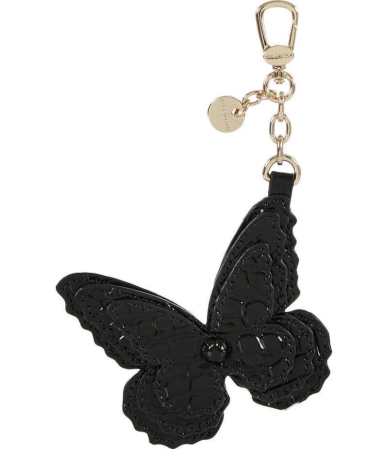 BRAHMIN Melbourne Leather Butterfly Bag Charm