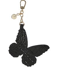BRAHMIN Melbourne Leather Butterfly Bag Charm