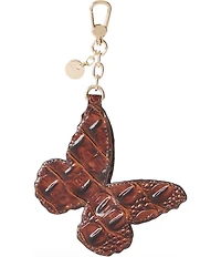 BRAHMIN Melbourne Leather Butterfly Bag Charm