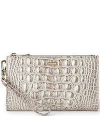 BRAHMIN Melbourne Pristine Daisy Wristlet