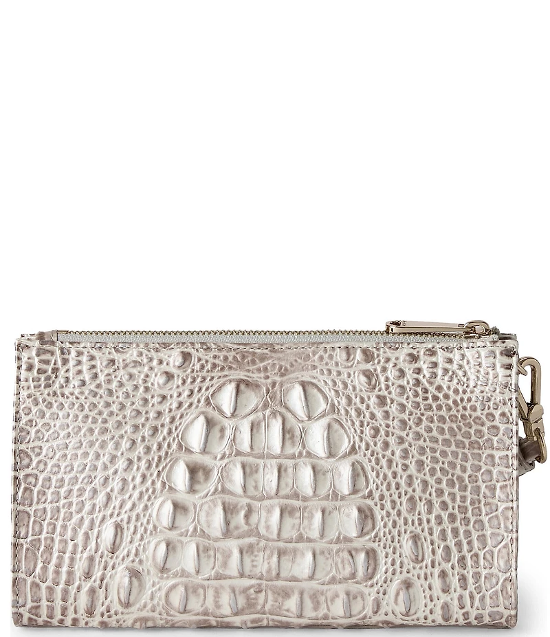 BRAHMIN Melbourne Pristine Daisy Wristlet